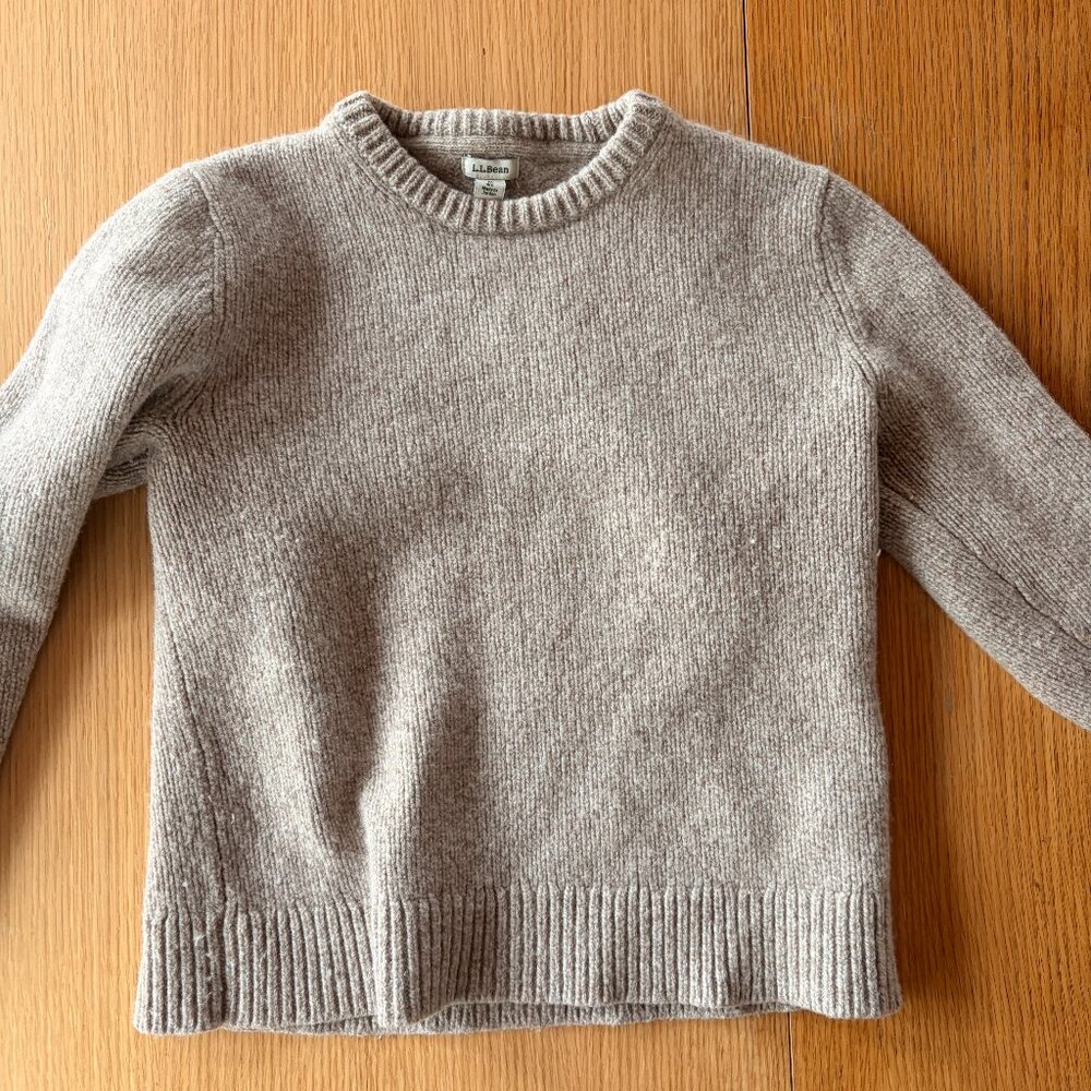 Women's LL Bean 100% Wool Sweater - Medium (Fits SMALL)